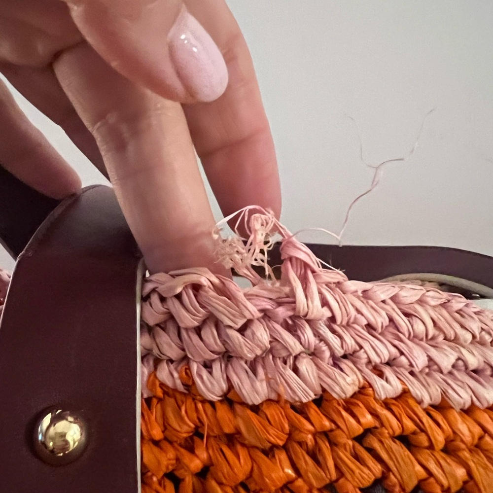 DVF Raffia Beach Tote - Picture 2 of 7